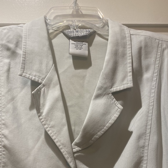 The Work Connection 100% silk blouse Size L - Picture 4 of 7